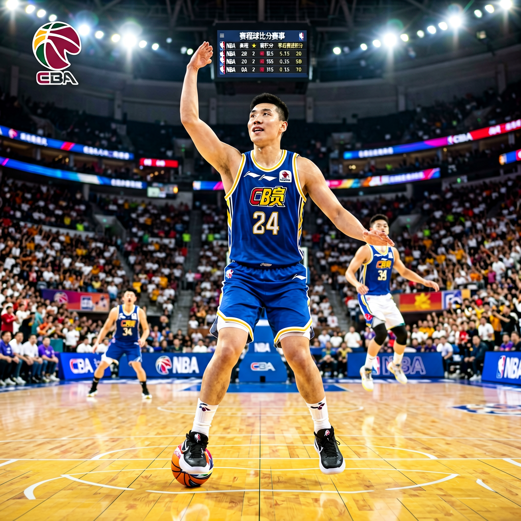 CBA中国男子篮球职业联赛赛事画面